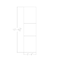 Skutchi Designs 45 in W, 165.75 in L, 29 in H, Engineered Wood Top, White HAR-REC-48x168-DOU-WHCYPRESS - alternate 3